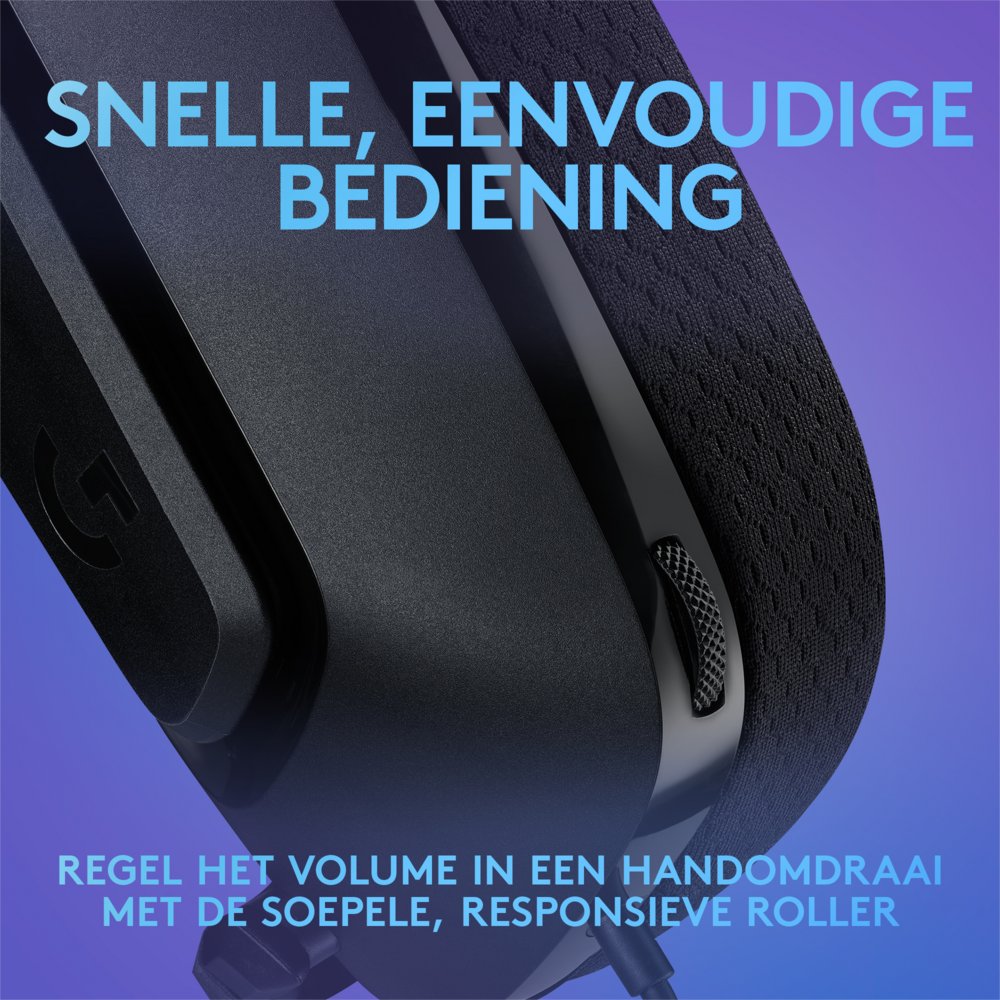 Logitech G335 | On-Ear Gaming Headset 3,5mm Connector | Zwart - Afbeelding 6