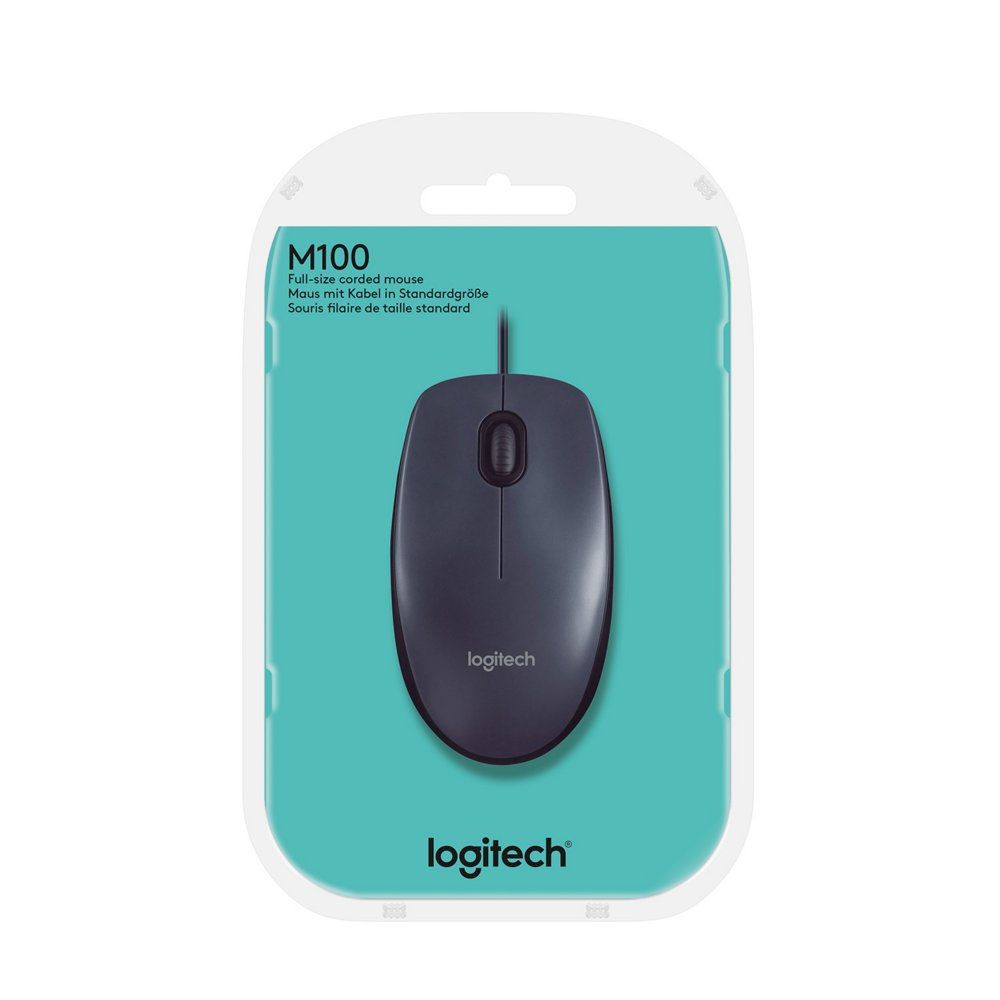 Logitech M100 | Bedrade USB Muis | Zwart - Afbeelding 7
