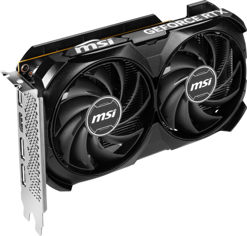 MSI GeForce RTX 4060 Ventus 2X Black OC | 8GB GDDR6 | Videokaart | GPU | NVIDIA | OPEN BOX - Afbeelding 4